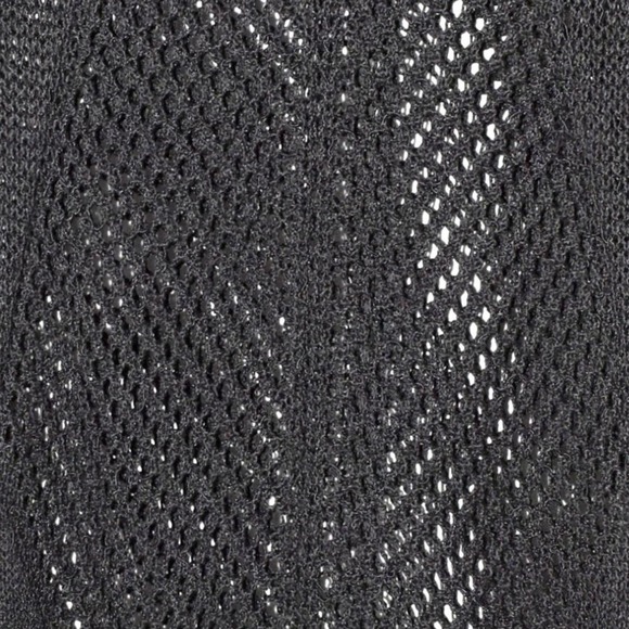 Apt 9 - Black see through loose knit Tunic sweater women's size Medium - Picture 4 of 4
